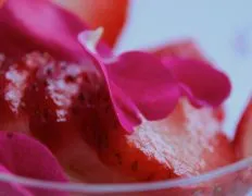 Elegant Champagne And Rose Infused Strawberries Recipe