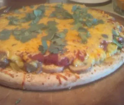 Emilys Favorite Breakfast Pizza