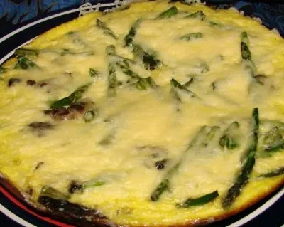 Emmentaler And Asparagus Frittata