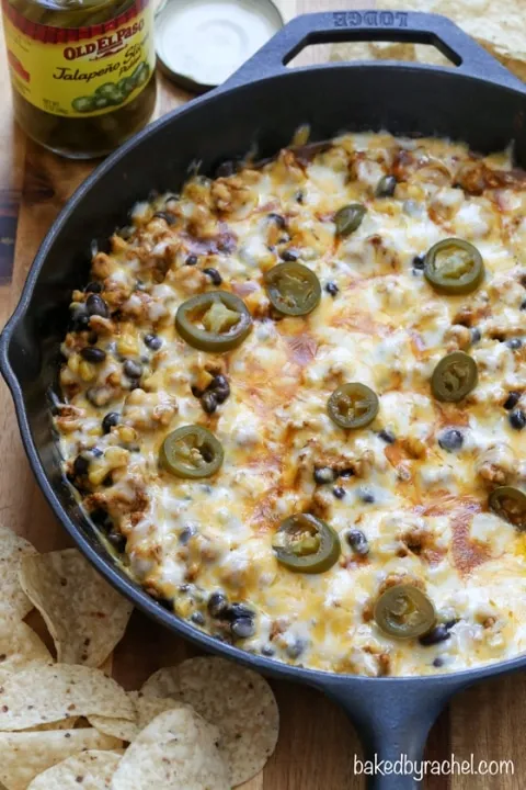 Enchilada Bean Dip With Corn