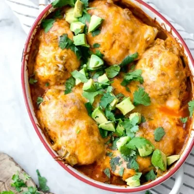 Enchilada Chicken Roll-Ups