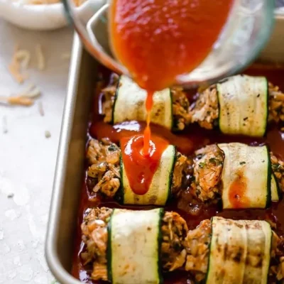 Enchilada Chicken Roll-Ups