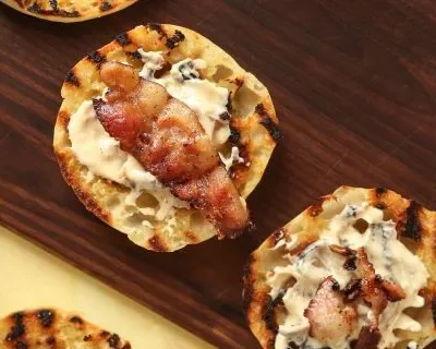 English Muffins With Bacon Butter