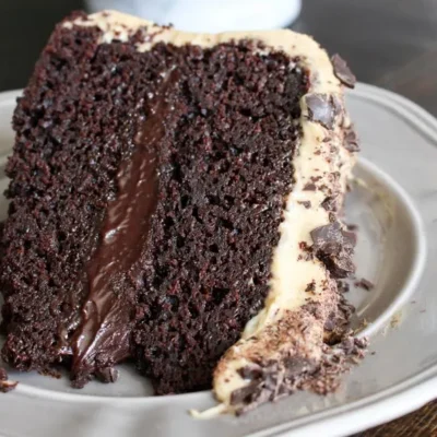 European Mocha Fudge Cake