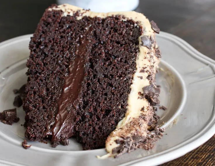 European Mocha Fudge Cake