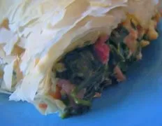 Exotic Tropical Swiss Chard Phyllo Pastry Delight