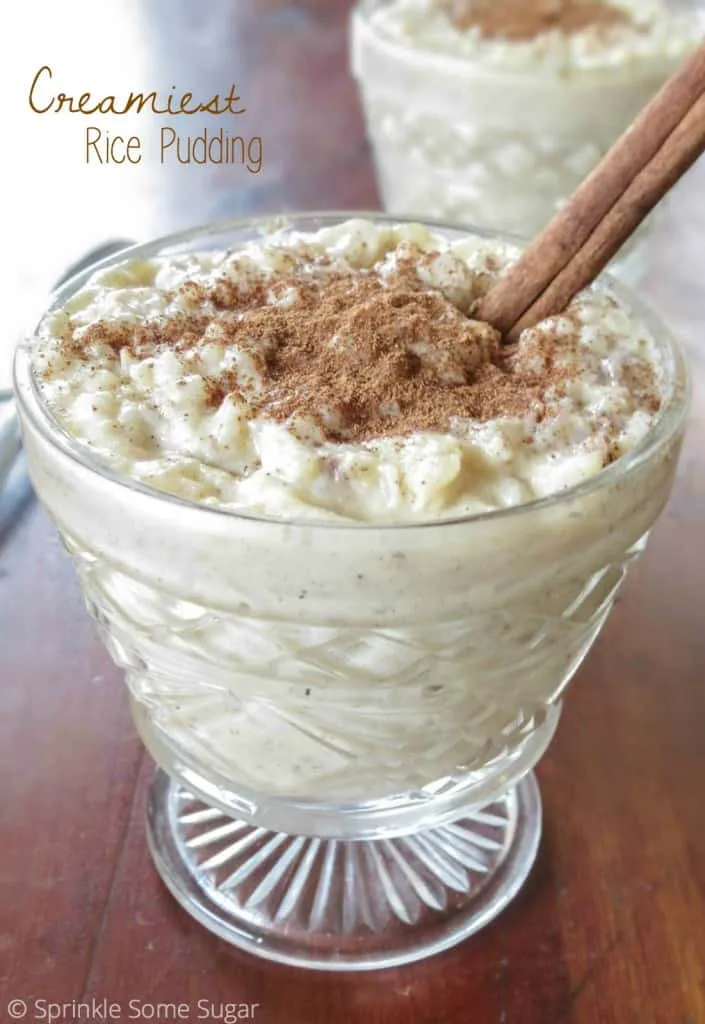 Extra Creamy Rice Pudding