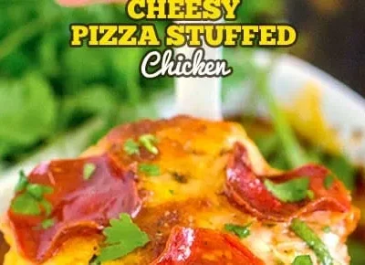 Fabulous Oven Fried Cheesy Stuffed Chicken