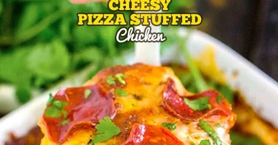 Fabulous Oven Fried Cheesy Stuffed Chicken