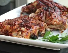 Fall Off The Bone Barbecued Baby Back Ribs