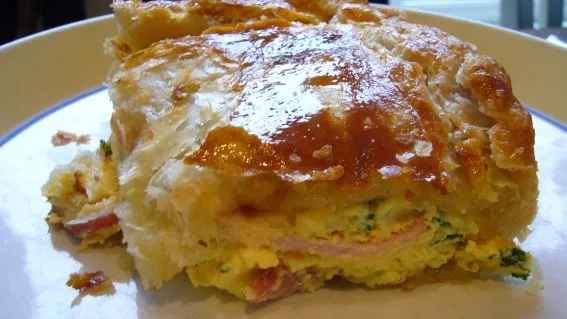 Famous New Zealand Bacon & Egg Pie