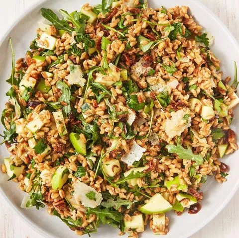 Farro, Apple And Pecan Salad