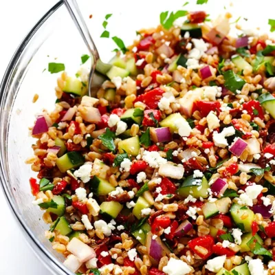 Farro Salad With Feta