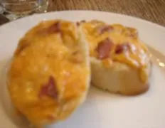 Fast Cheddar Bacon Bruschetta