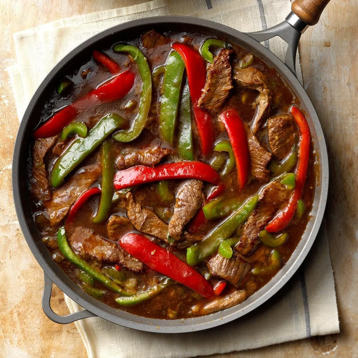 Fast Chinese Pepper Steak