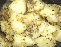 Fast Microwaved Pan Fried Potatoes