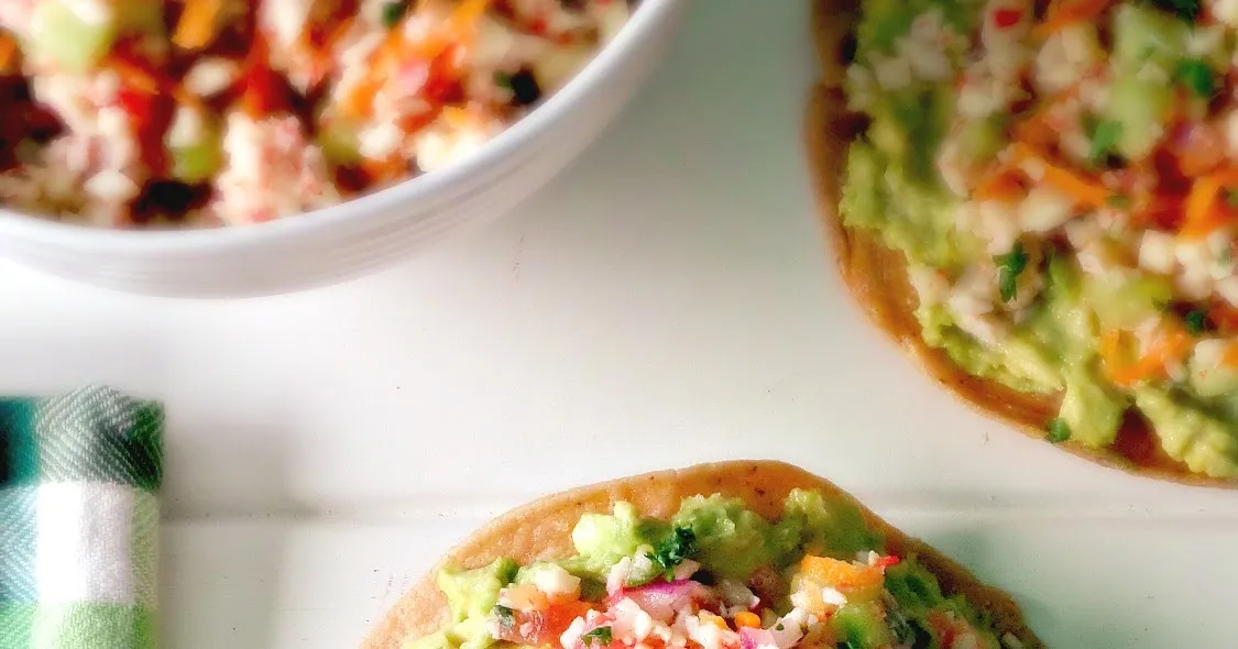 Faux Ceviche Tostadas