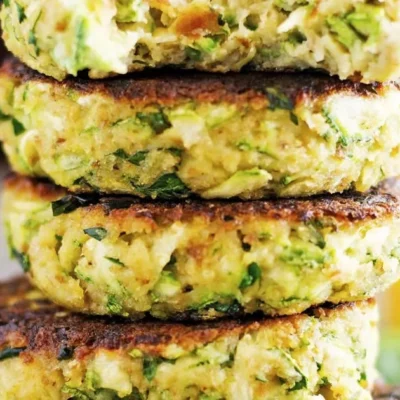 Faux Crab Cakes Zucchini Fritters