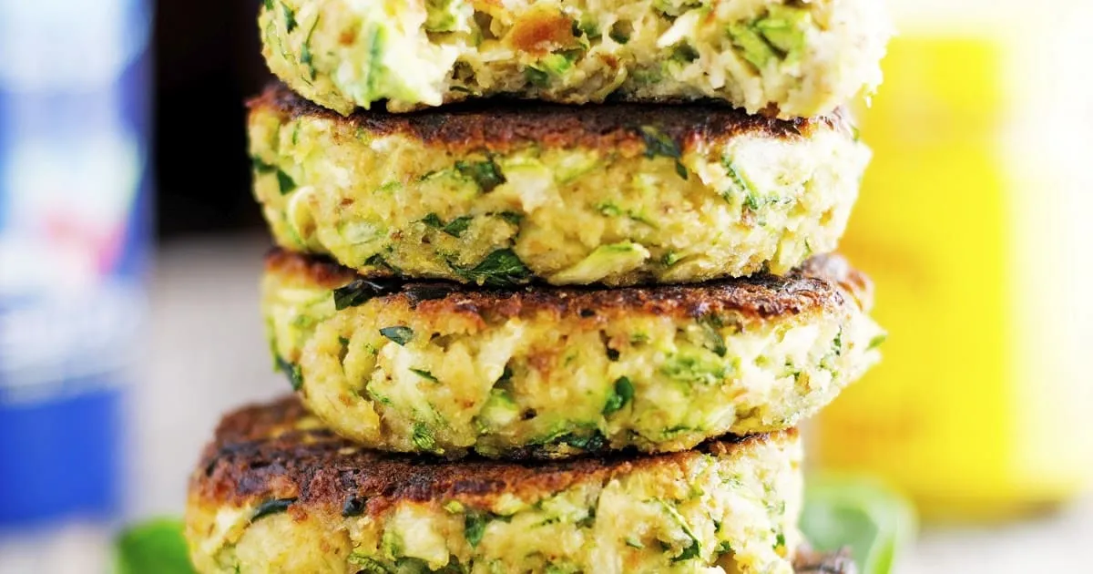 Faux Crab Cakes Zucchini Fritters