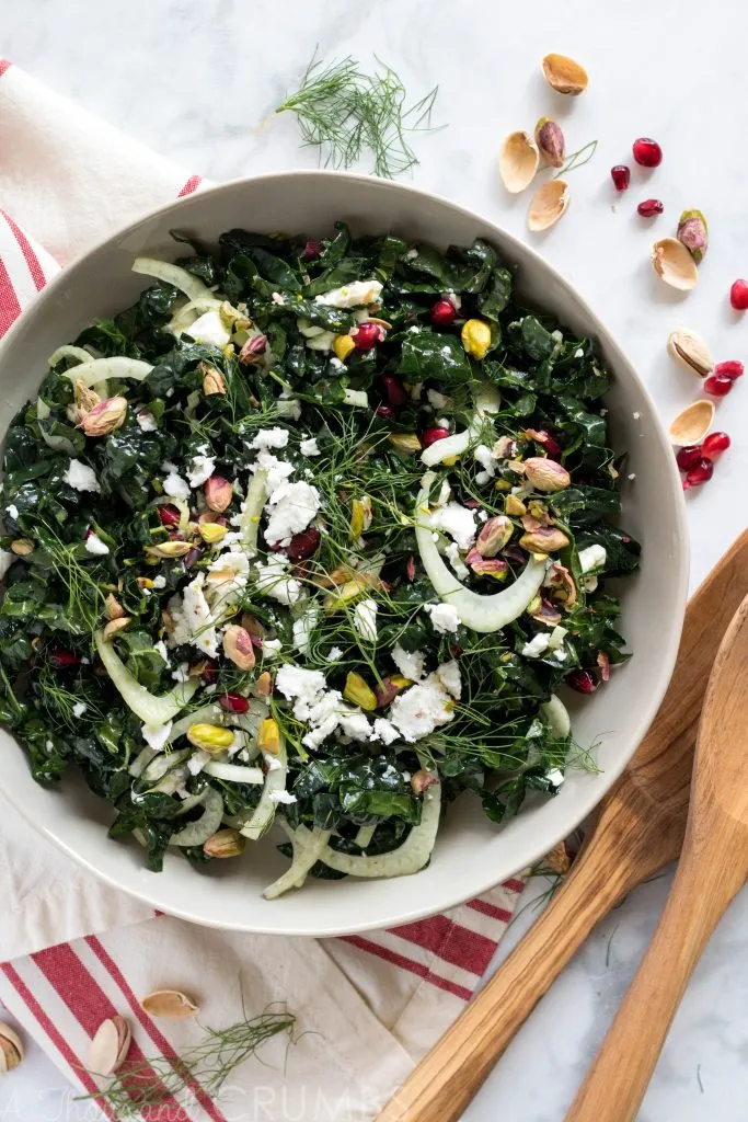 Fennel, Pomegranate And Feta Salad