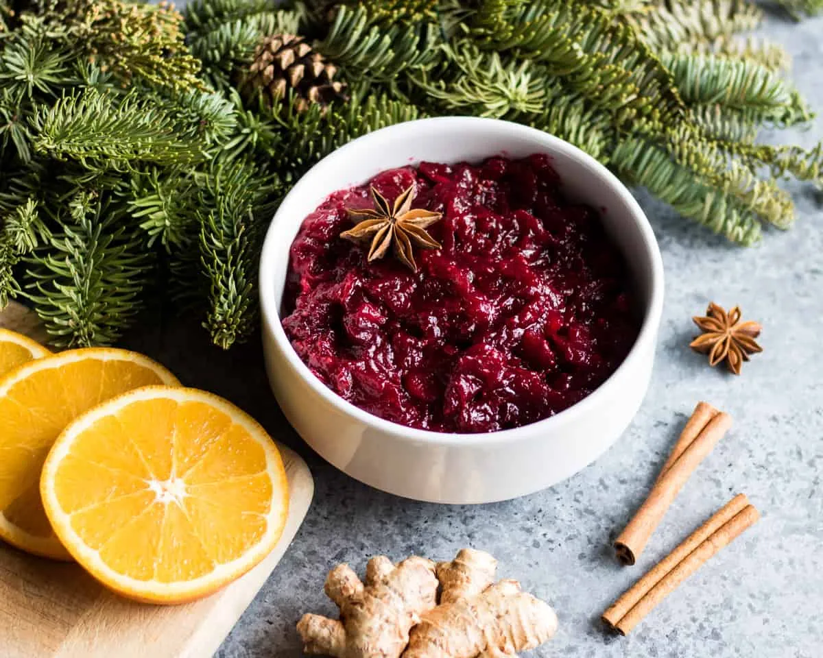 Festive Holiday Spiced Cranberries Recipe