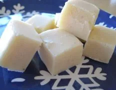 Festive White Chocolate Eggnog Fudge Recipe