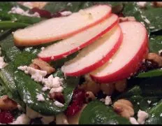 Feta Cheese and Fresh Spinach Salad Recipe