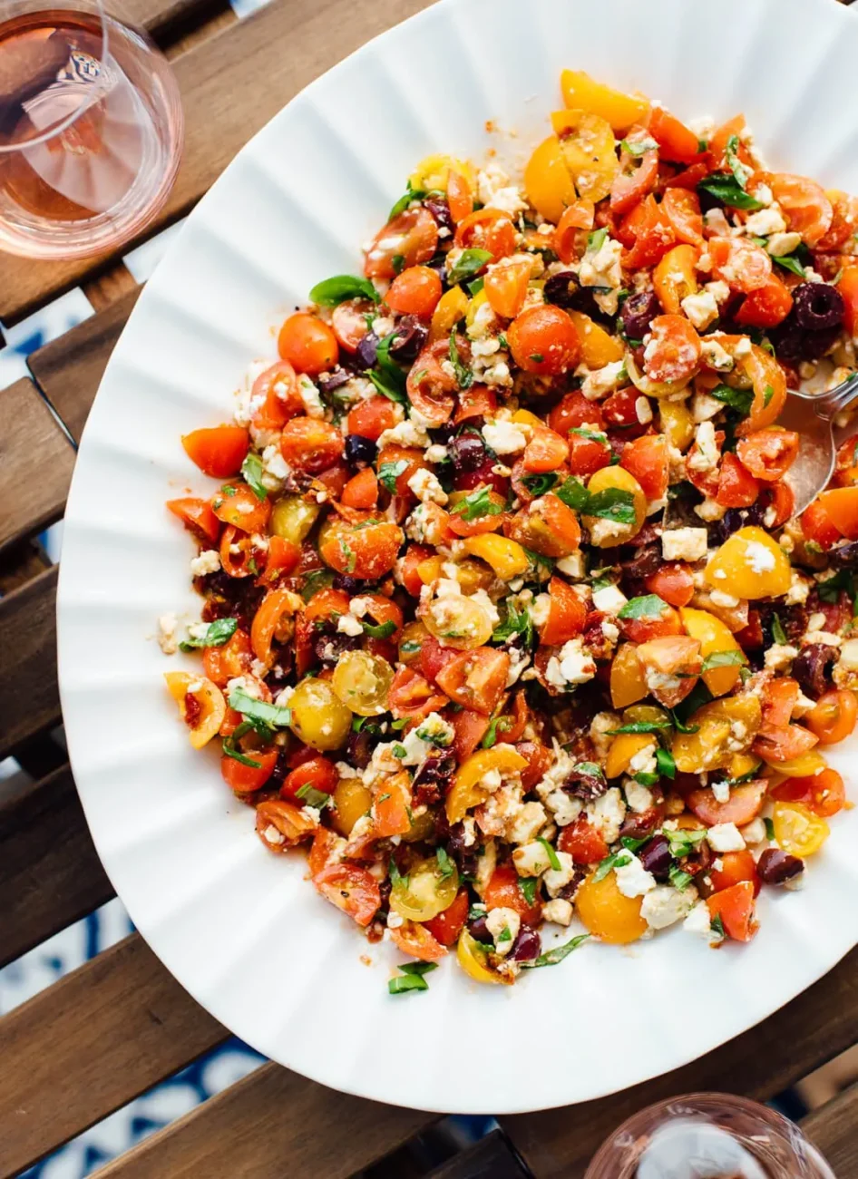 Feta, Olive And Tomato Dip