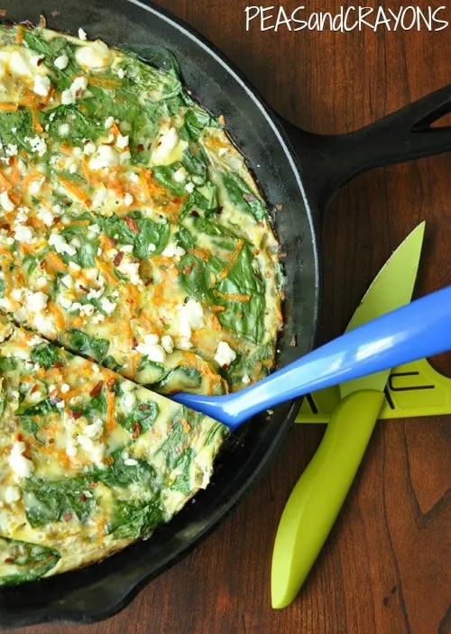 Feta, Sweet Potato And Spinach