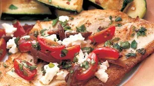 Feta Tomato Olive Chicken