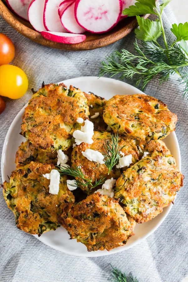 Feta & Zucchini Fritters