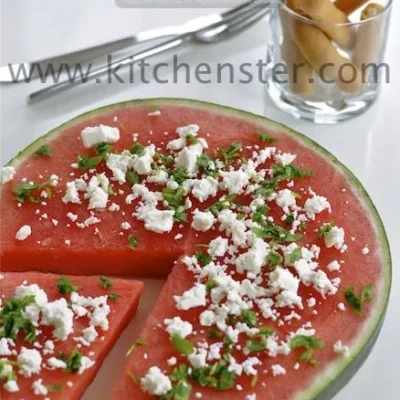 Feta And Balsamic Glazed Watermelon Pizza: A Refreshing Summer Treat