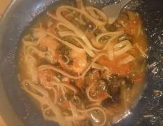 Fettuccine With Shrimp