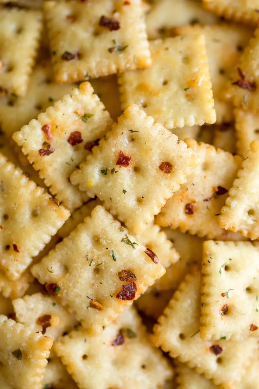 Fiery Crunchy Snack Crackers Recipe