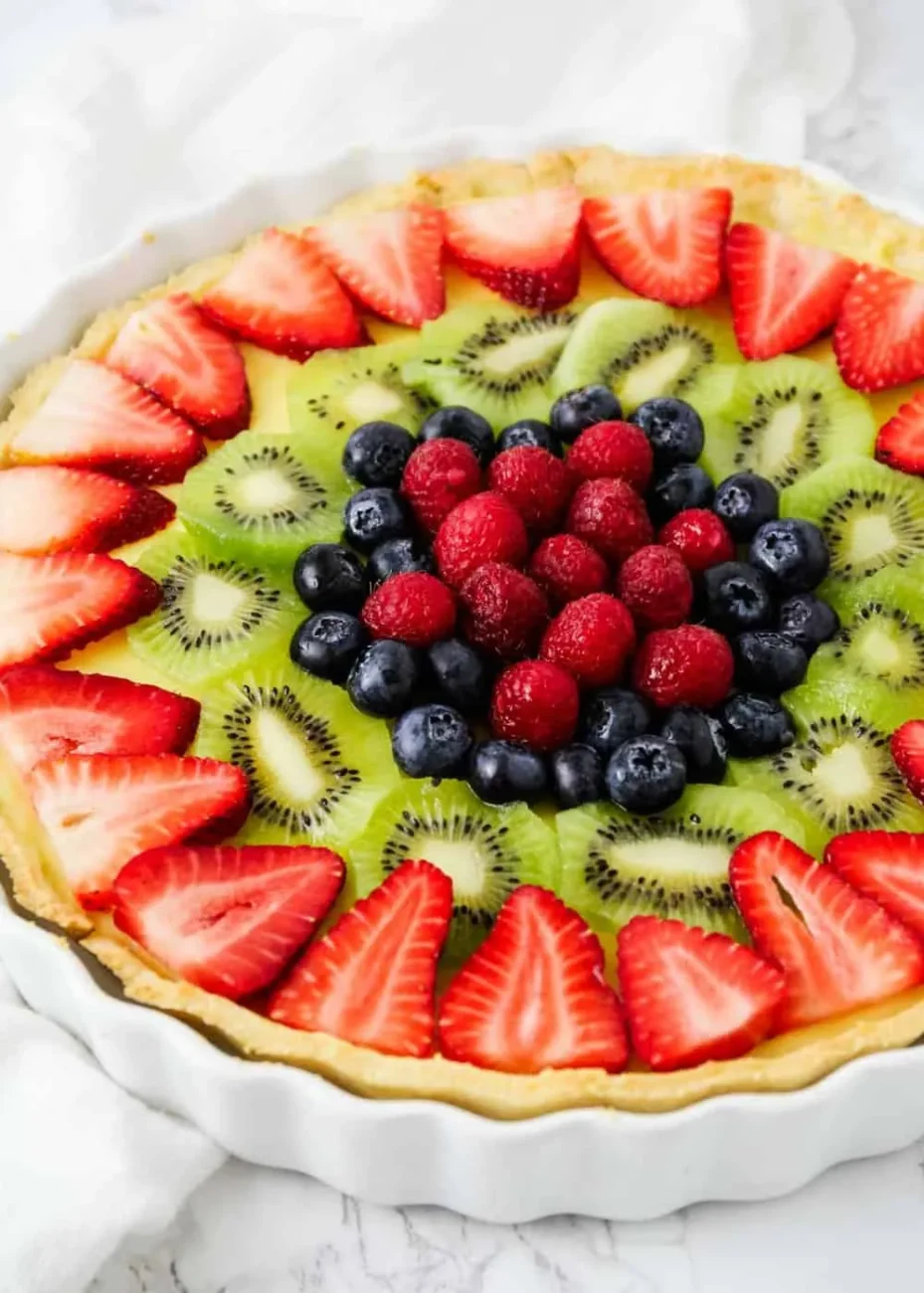 Filled Custard With Fresh Fruit