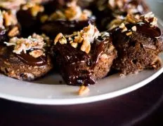 Filled German Chocolate Cupcakes