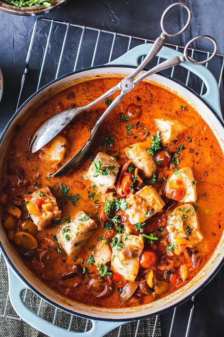 Fish, Coconut And Coriander Stew