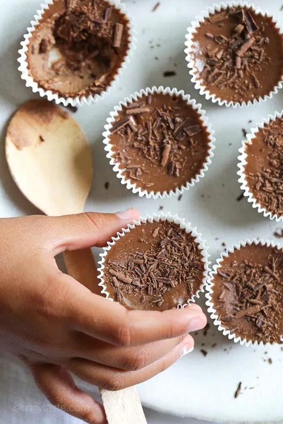 Five-Ingredient Chocolate Cheesecake Cups