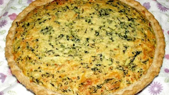 Flaky Crust Spinach Pie