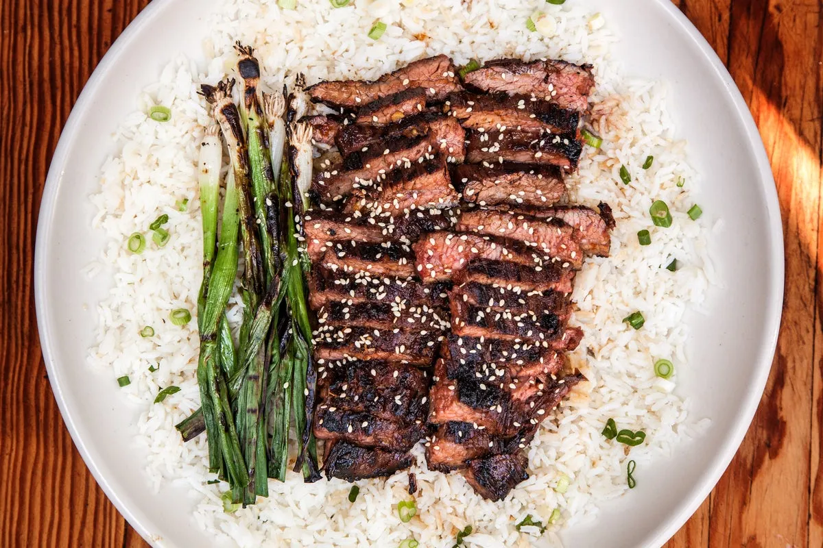 Flank Steak With Teriyaki Marinade