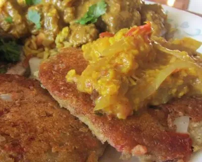 Flat Rice Bread From Southern India: Uttapam