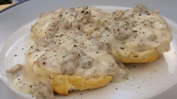 Flavorful Sausage Gravy And Biscuits For A