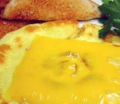 Flipped Egg With Cheese