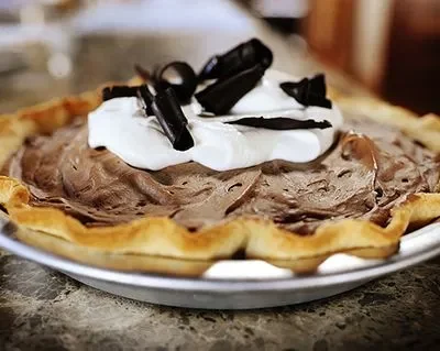 Fluffy Chocolate Silk Pie