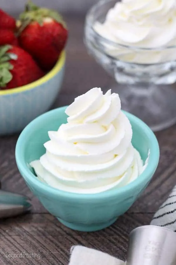 Fluffy Homemade Whipped Cream Frosting Recipe