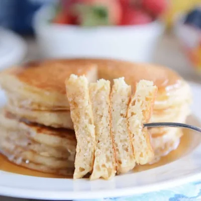 Fluffy Homemade Yeast Pancakes Recipe