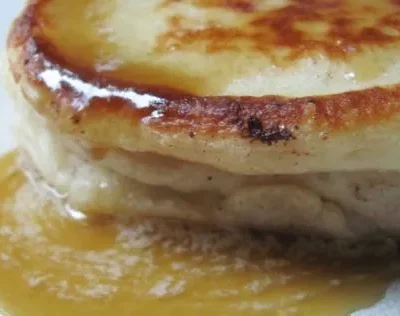 Fluffy Homemade Yeast Pancakes Recipe