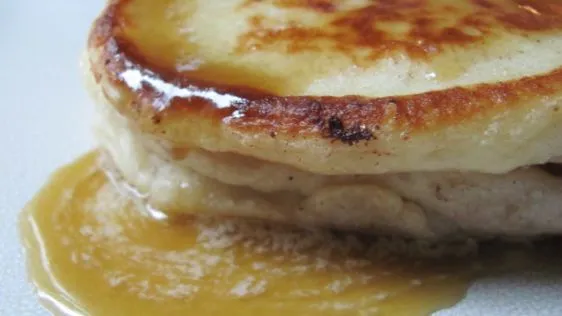 Fluffy Homemade Yeast Pancakes Recipe