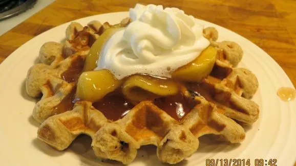 Fluffy Homemade Yeast Waffles Recipe