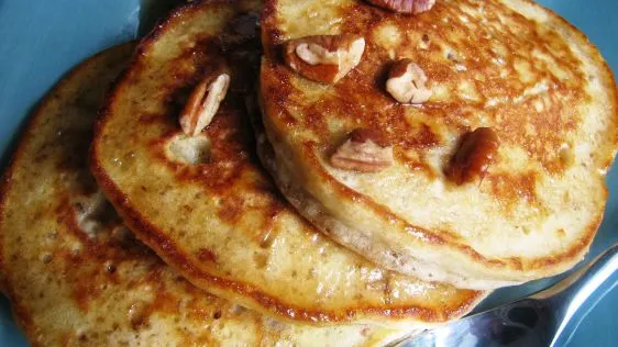 Fluffy Pecan Pancakes